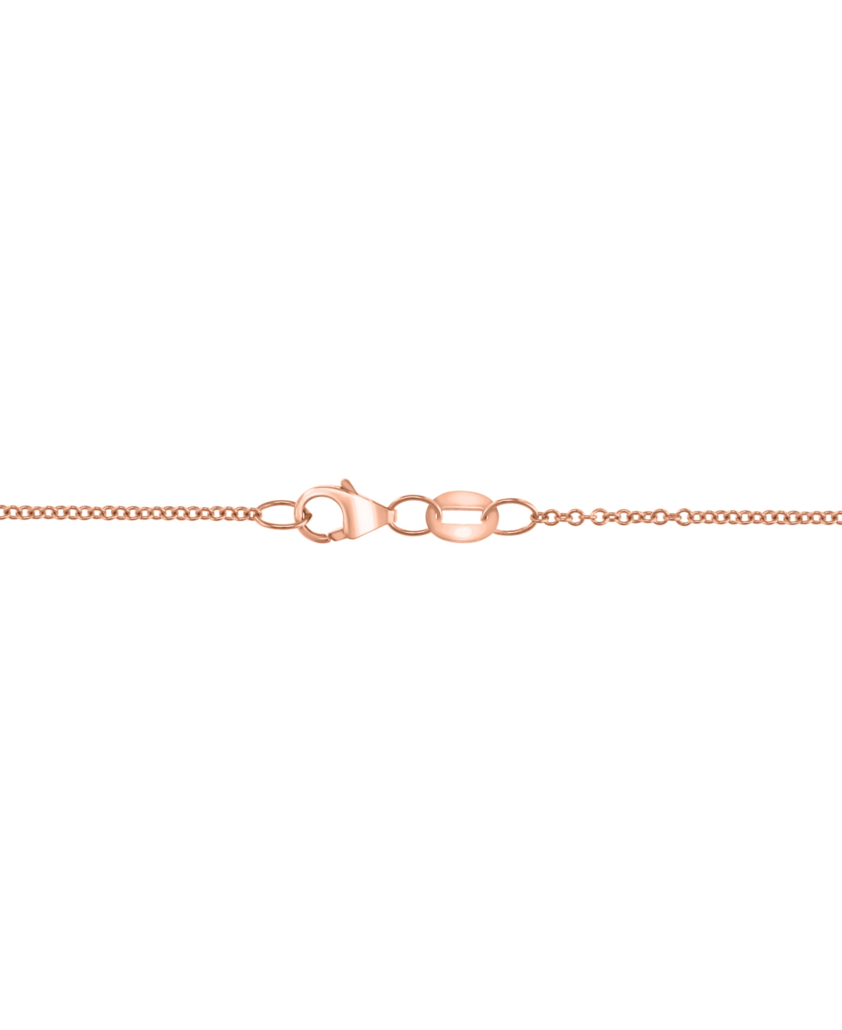 Effy Collection Effy Ruby (2-1/3 Ct. T.w.) & Diamond (3/8 Ct. T.w.) Swirl 18" Pendant Necklace In 14k Rose Gold In Rose Gold