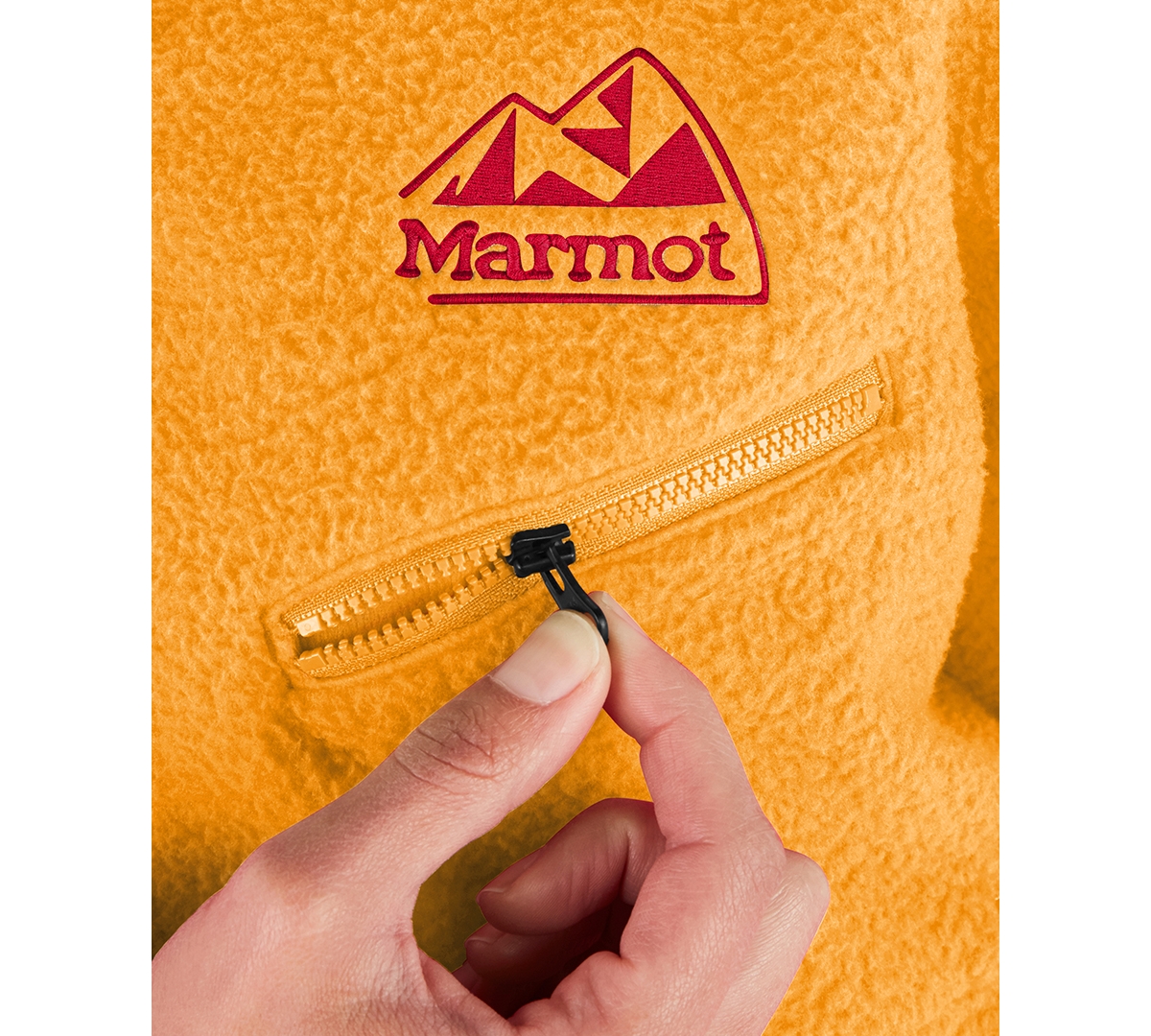 Marmot Women's '94 E.c.o. Fleece Half-zip Jacket In Golden Sun