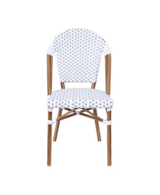 Celia Indoor/Outdoor Stacking Bistro Chair With Aluminum Frame