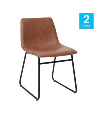 Carrollton 18 Inch Bucket Seat Dining Chairs, Set Of 2