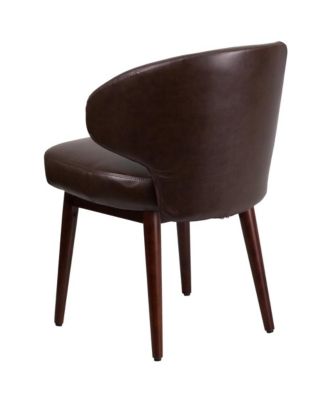Ambrose Upholstered Accent Chair With Walnut Legs
