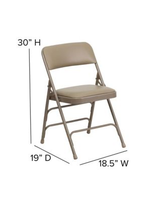4 Pack Home & Office Portable Party Events Padded Metal Folding Chair