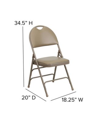 2 Pack Home & Office Easy-Carry Party Events Padded Folding Chair
