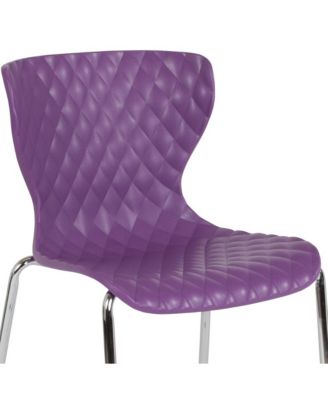 Contemporary Design Accent Dining Plastic Stack Chair