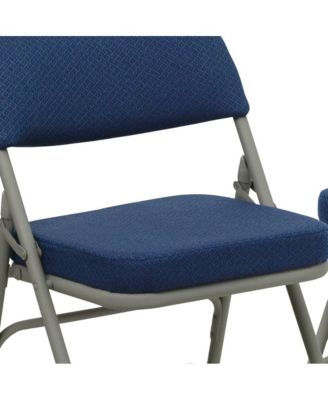 2 Pack Home & Office Portable Party Events Fabric Padded Metal Folding Chair