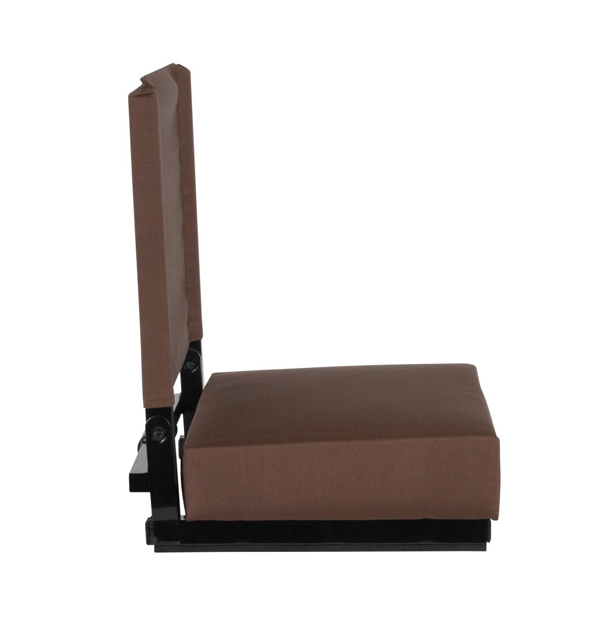 Set Of 2 500 Lb. Rated Lightweight Stadium Chair With Ultra-Padded Seat