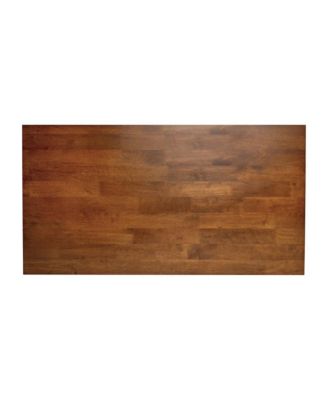 1 PC Solid Wood Rustic  Mabel Farmhouse Trestle Coffee Table, Accent Table