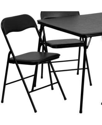 5 Piece Folding Card Table And Chair Set