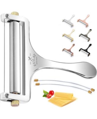 Heavy Duty Adjustable Cheese Slicer with 2 Extra Wires