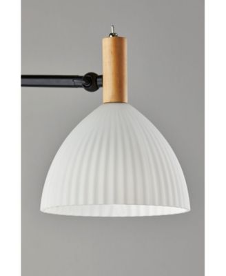 60" Wood Peyton Floor Lamp