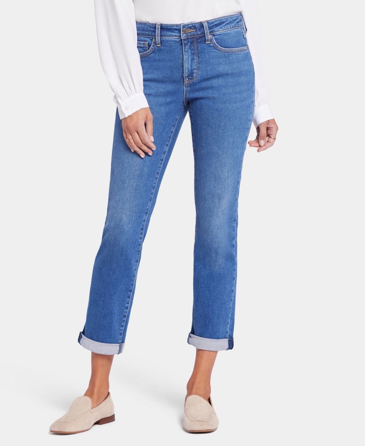 Women's Sheri Slim Ankle Roll Cuff Jeans - Rockford