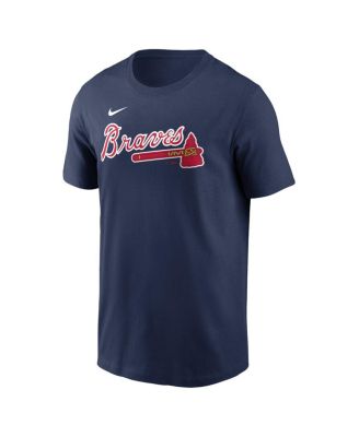 Men's Matt Olson Navy Atlanta Braves Fuse Name Number T-Shirt
