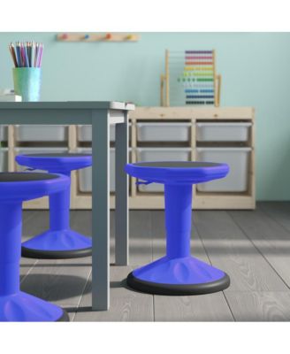 Saylor Height Adjustable Active Motion Stool For Kids With Weighted Rubber Non-Slip Bottom