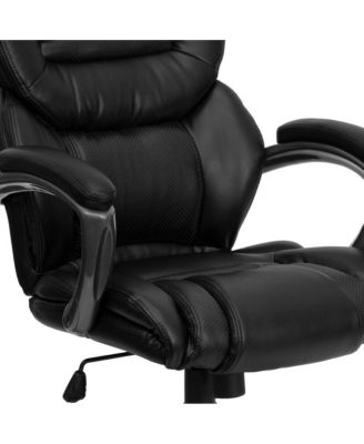 High Back Executive Swivel Ergonomic Office Chair With Accent Layered Seat/Back