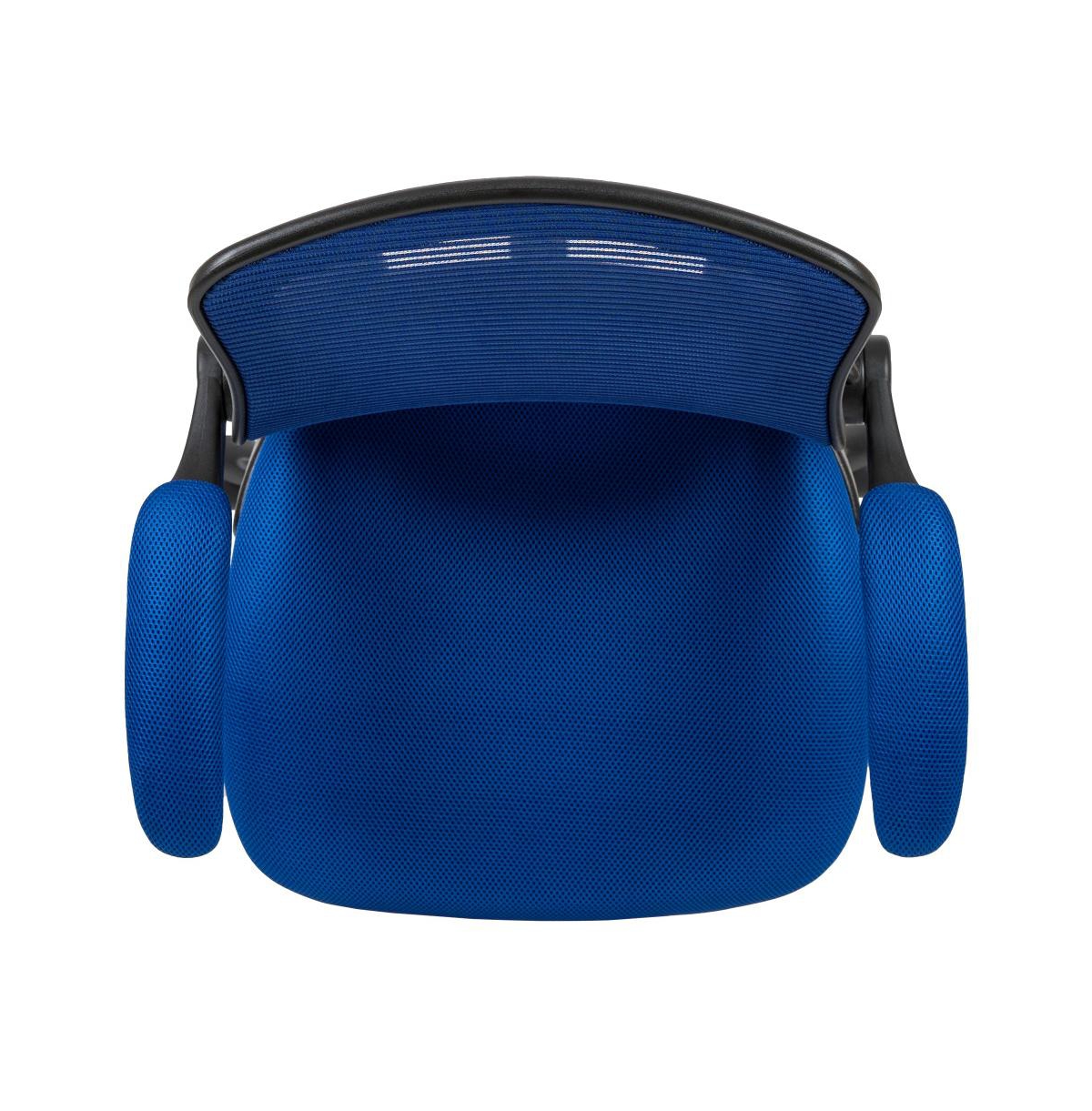 Emma+Oliver Mid-Back Mesh Ergonomic Drafting Chair With Foot Ring And Flip-Up Arms