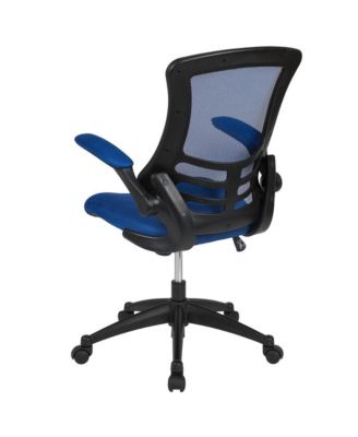 Mid-Back Mesh Swivel Ergonomic Task Office Chair With Flip-Up Arms