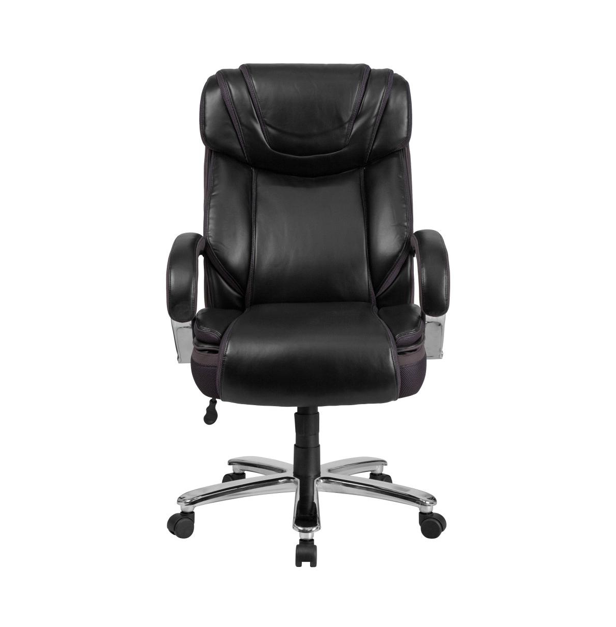 Emma+Oliver 500 Lb. Big & Tall Leathersoft Executive Ergonomic Office Chair With Wide Seat