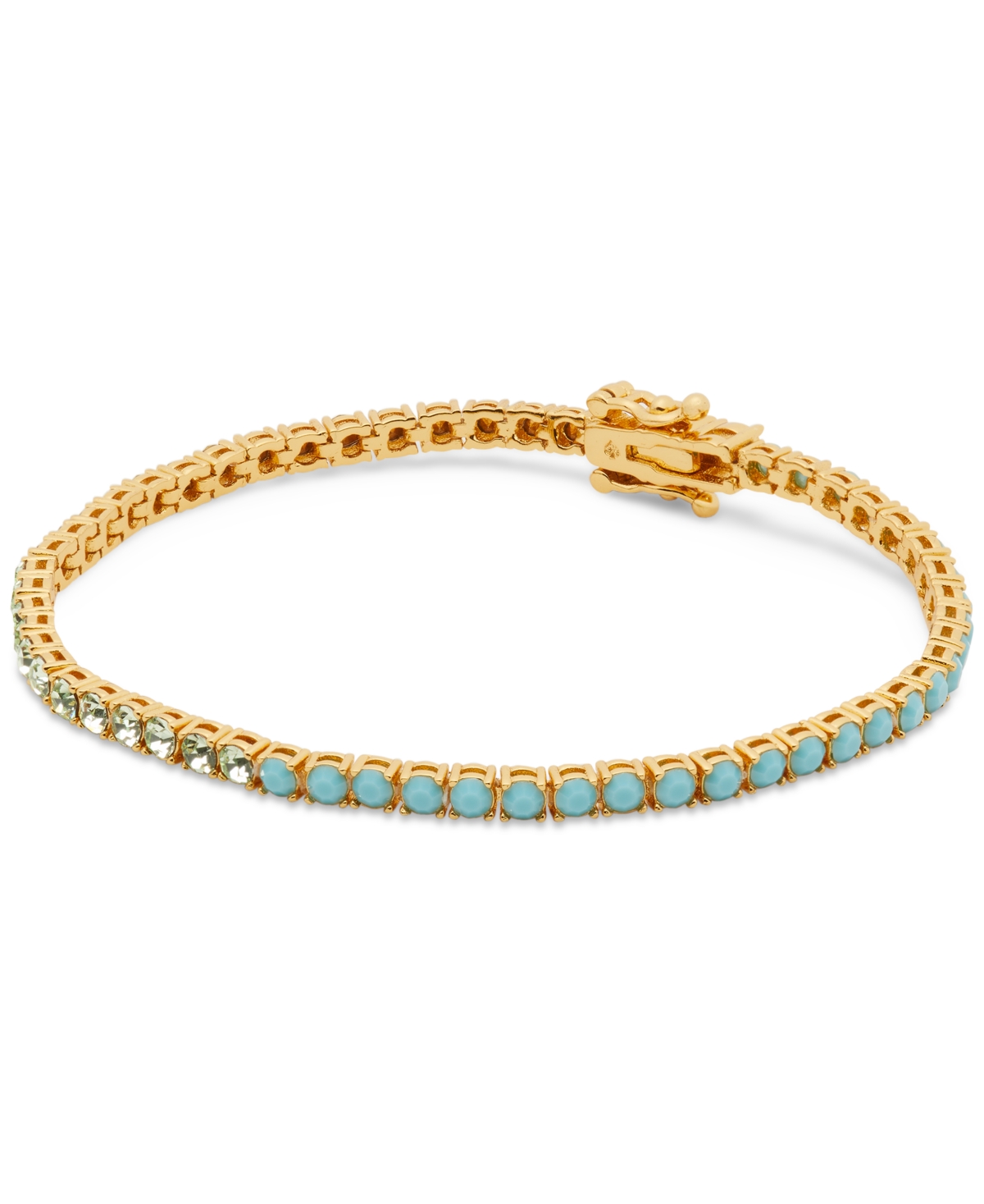 Kate Spade New York Gold-Tone Cubic Zirconia Tennis Bracelet -multi