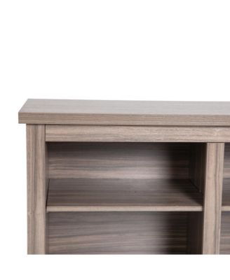 65" Wooden Fincastle 6 Cubby  Tv Stand For Up To 80" Tv'S