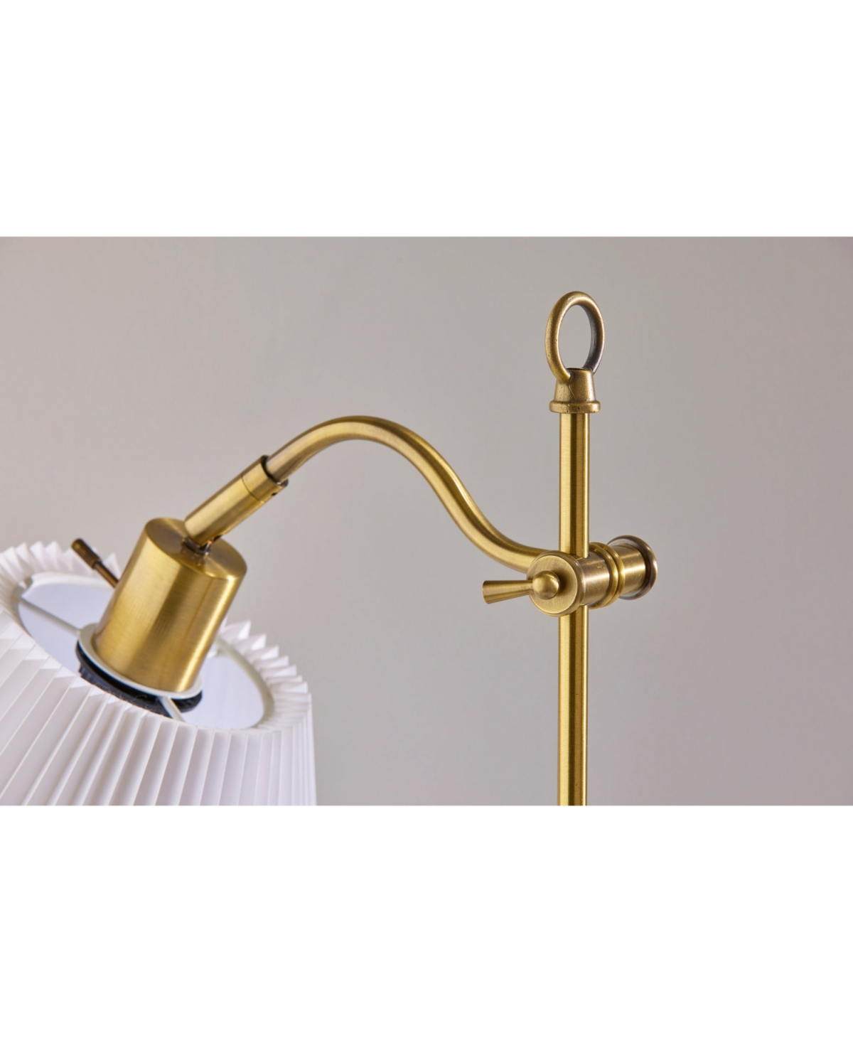 Adesso 26" Derby Table Lamp In Antique-like Brass
