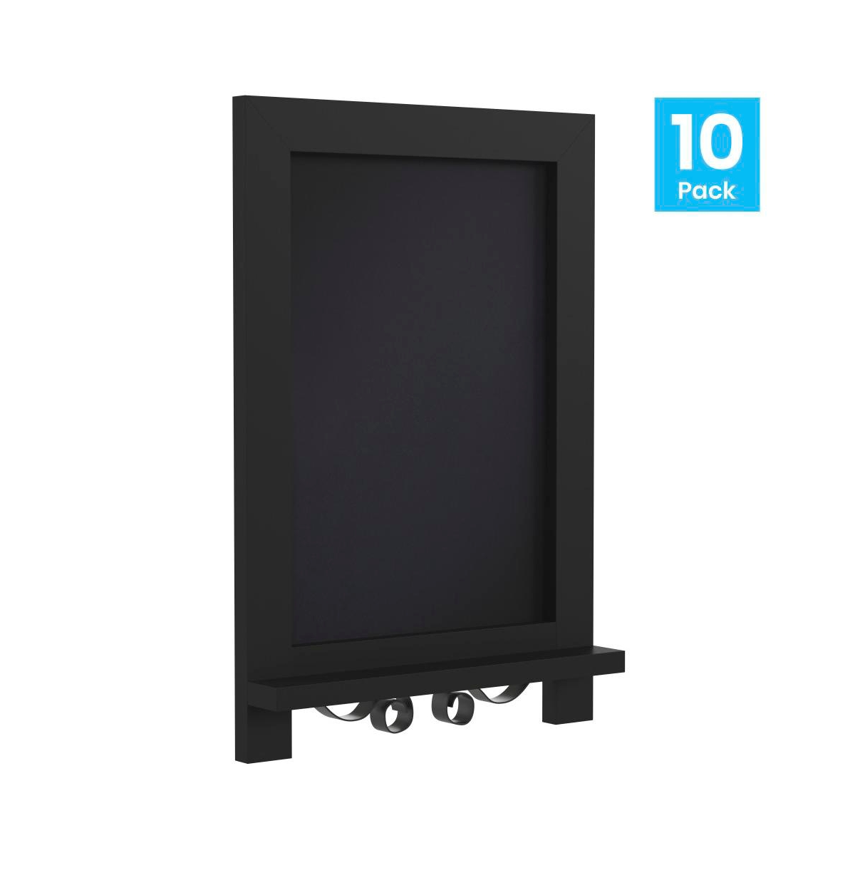 Magda Set Of 10 Wall Mount Or Tabletop Magnetic Chalkboards With Folding Metal Legs