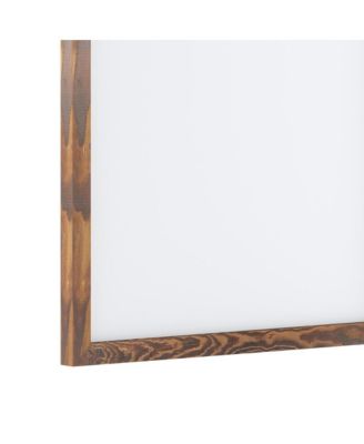 Cilla Magnetic Wall Mounted White Board with Wood Frame