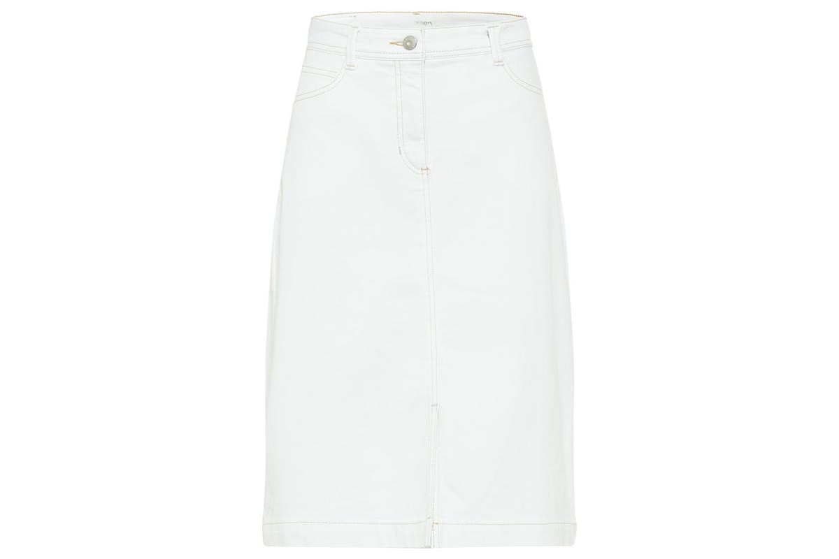 Women's Power Stretch Denim Skirt - White