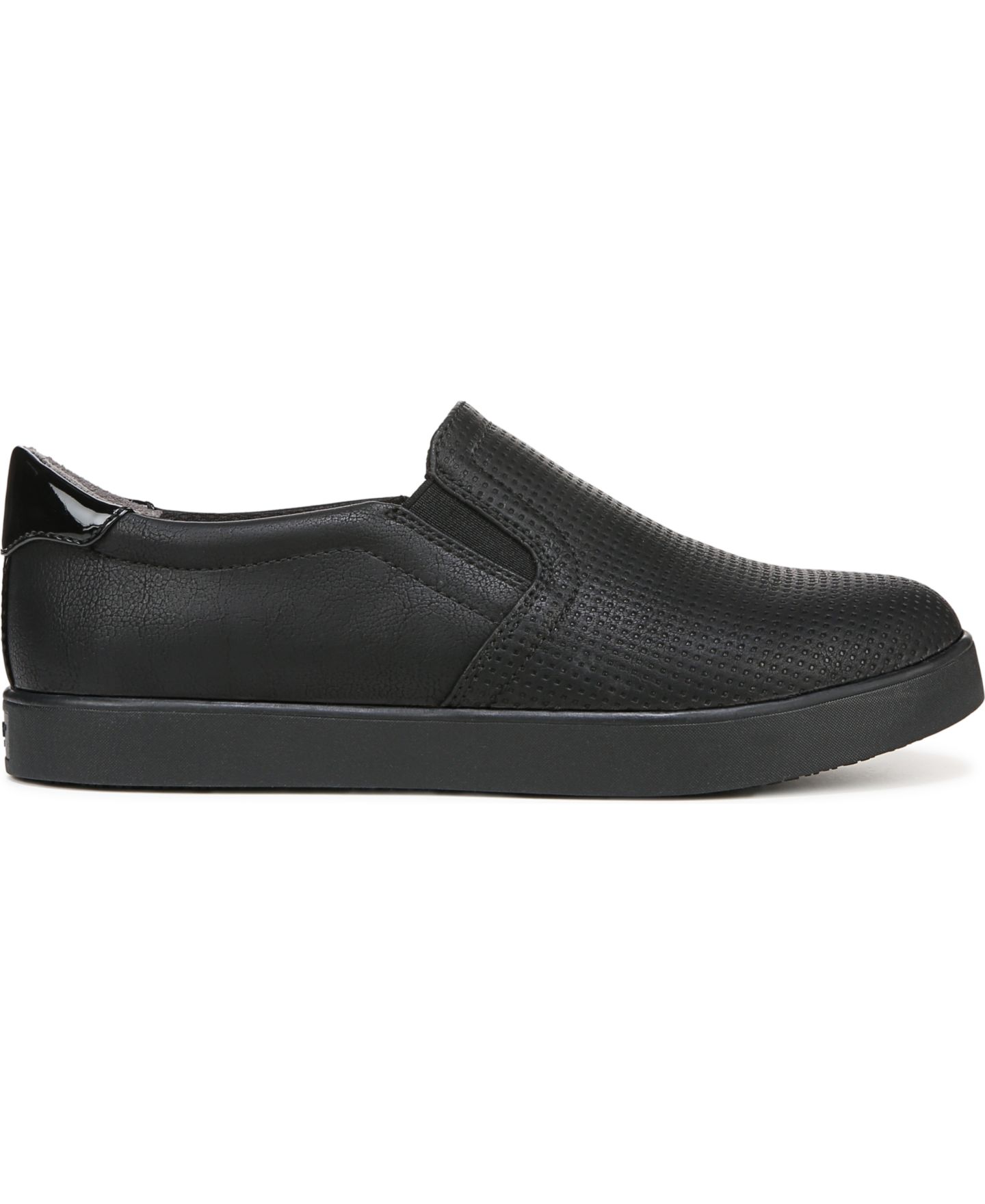 Женские кроссовки Dr. Scholl's Madison Sr. Slip-Resistant Work Slip Ons, цвет: Чёрная искусственная кожа — фото 2