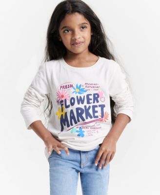 Epic Threads - Little & Big Girls Flower Market T-Shirt