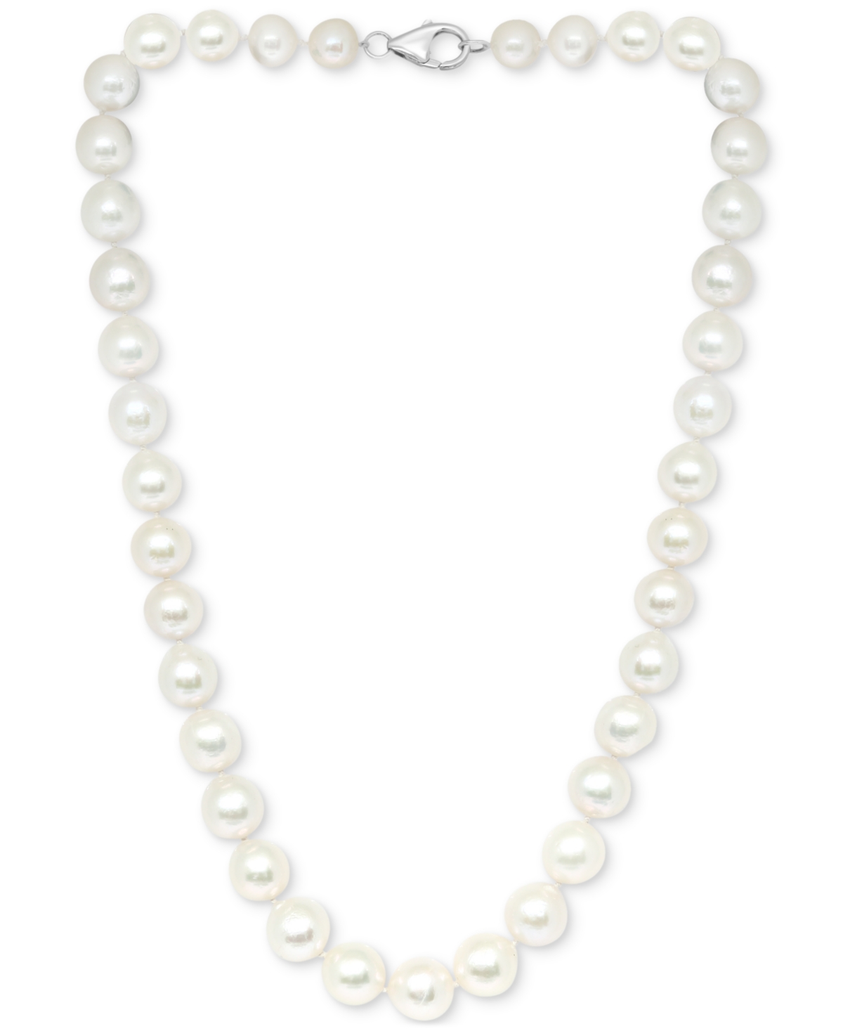Effy Freshwater Pearl (8-10mm) Strand 18" Collar Necklace - Silver