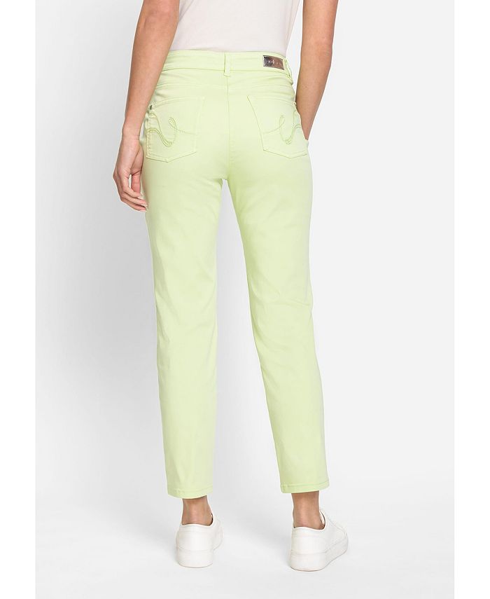 Olsen Women's Mona Fit Slim Leg Power Stretch Cropped Pant - Macy's
