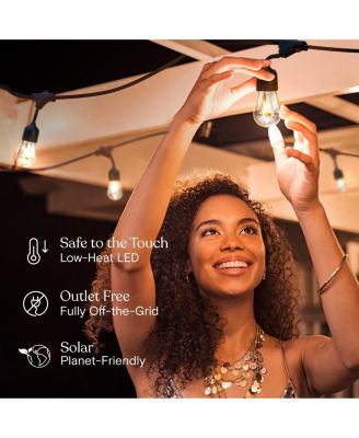 Ambience Pro 27 ft. Outdoor Solar LED String lights with Remote
