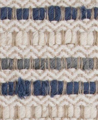 Striped Polyester Filled Decorative Pillow, 20" x 20"