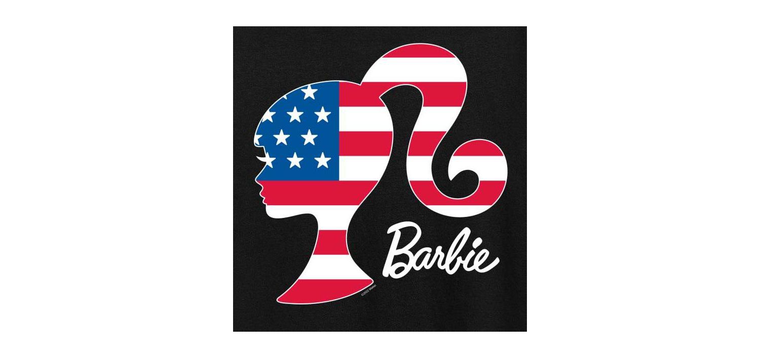 Trendy Plus Size Barbie USA Graphic T-Shirt