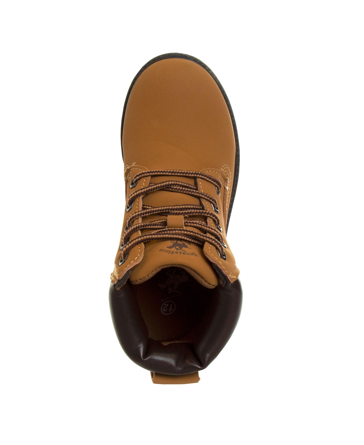 Shop Beverly Hills Polo Club Big Kids Lace-up Construction Boots In Black