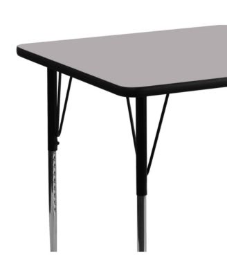 24X48 Rectangle Laminate Adjustable Activity Table