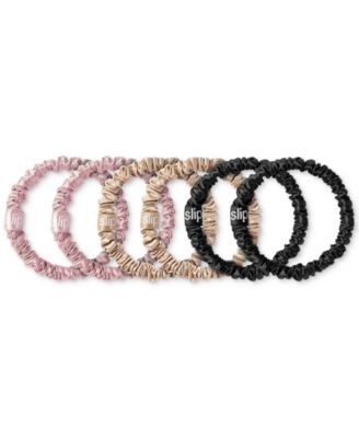6-Pc. Pure Silk Skinny Scrunchies Set