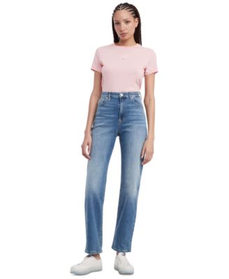 Tommy Jeans Women's Julie High Rise Straight Leg Jeans