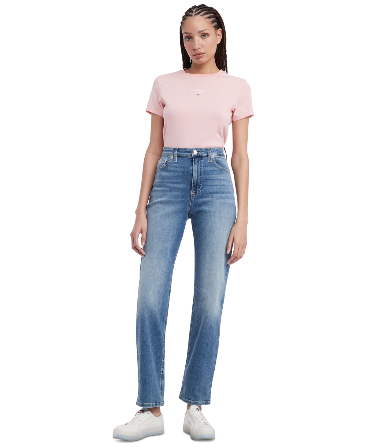 Tommy Jeans Women's Julie High Rise Straight Leg Jeans