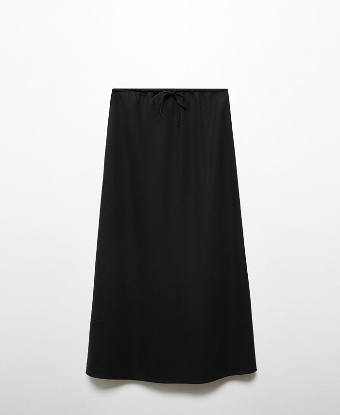 MANGO Women's Long Adjustable Bow Skirt - Macy's
