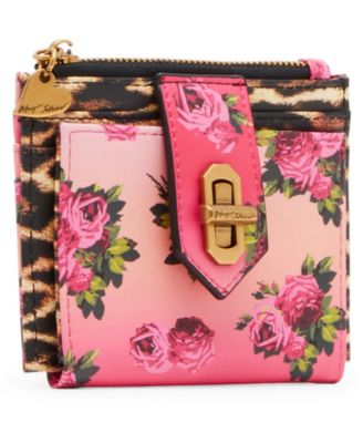 Leopard Floral Bifold Wallet