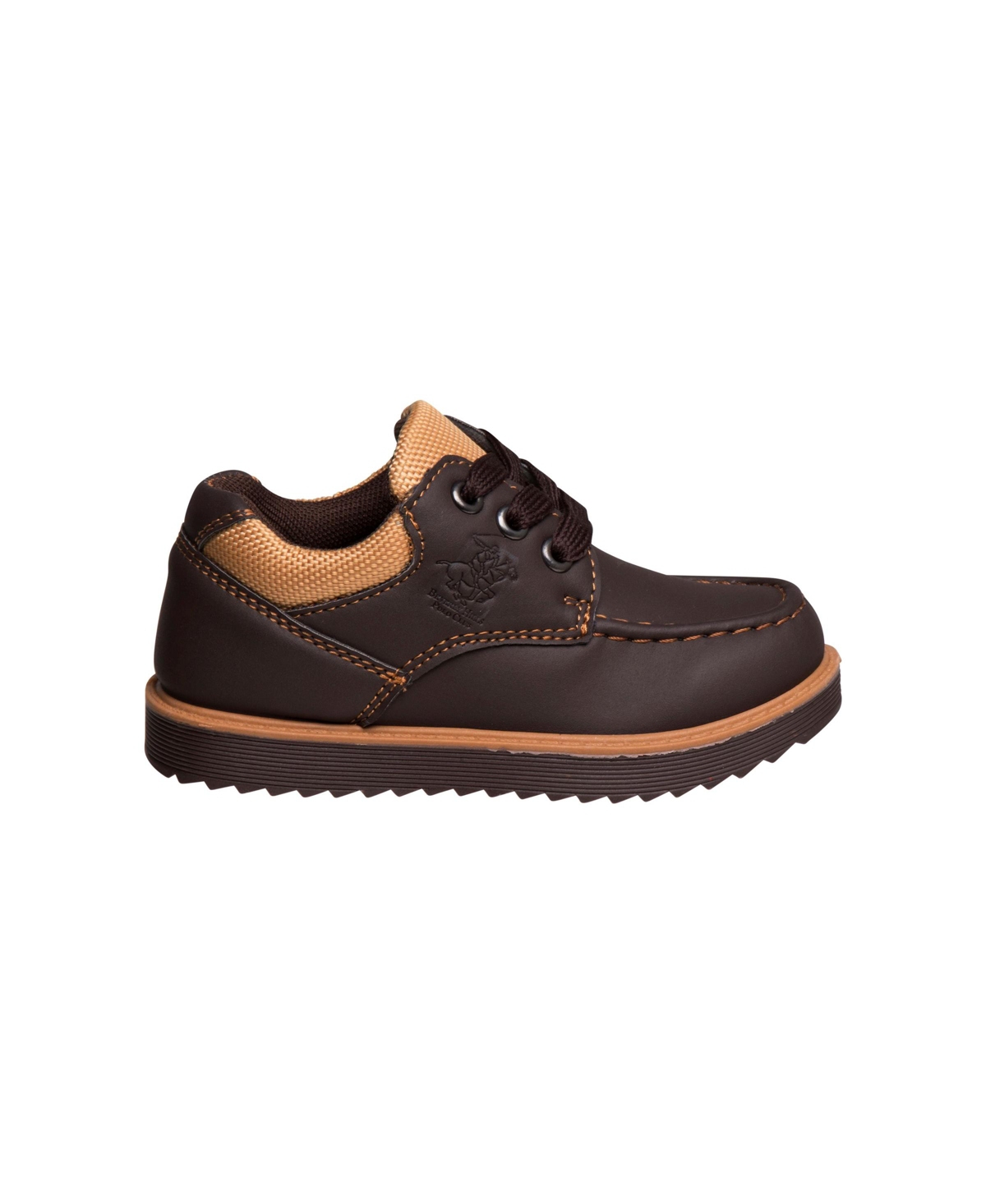 Beverly Hills Polo Club Toddler Oxford Lace-up Casual Shoes In Brown
