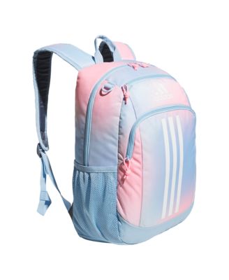 Pink and blue adidas backpack hotsell