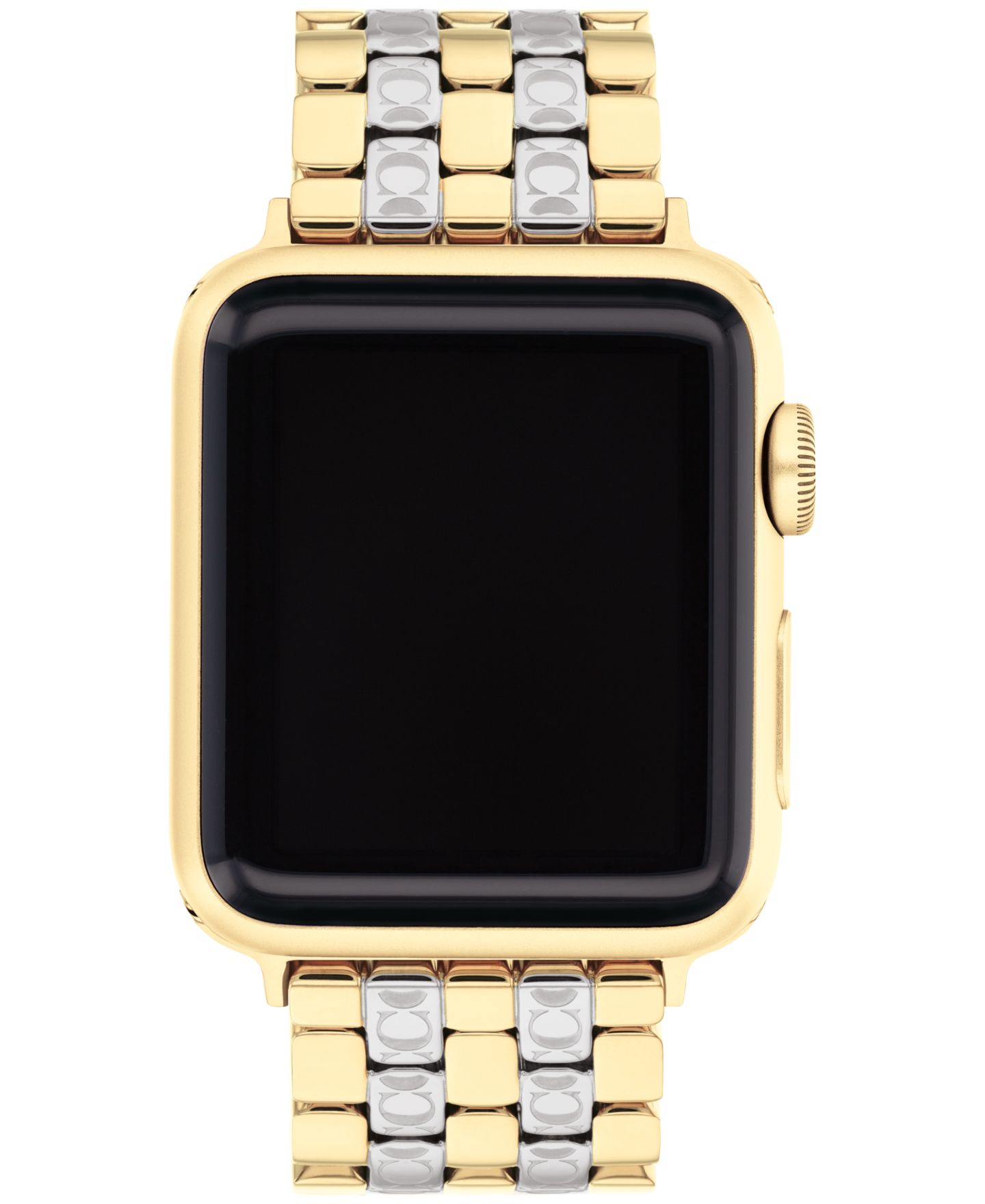 Двухцветный стальной ремешок Coach для Apple Watch 38/40/41 мм — фото 1