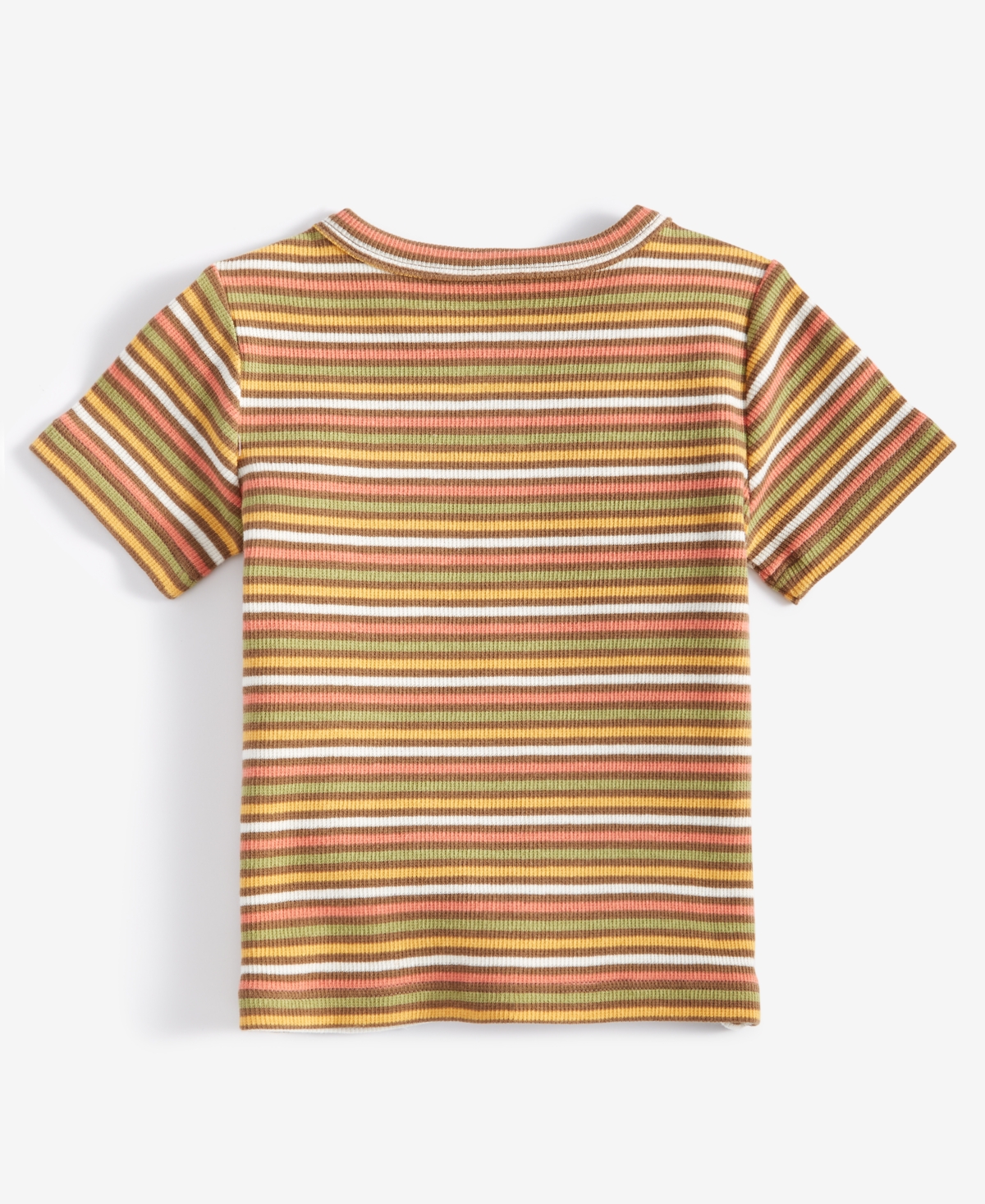 First Impressions Baby Boys Rib Tommy Striped Short-Sleeve T-Shirt, Created for Macy's