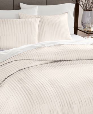 Metallic Strie 3-Pc. Comforter Set, Full/Queen, Created for Macy's