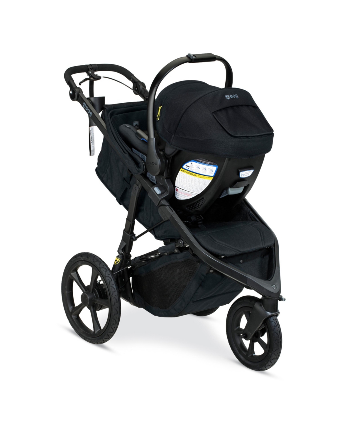Bob Babies' Gear Wayfinder Travel System, Infant Car Seat And Stroller Combo, Clicktight In Black