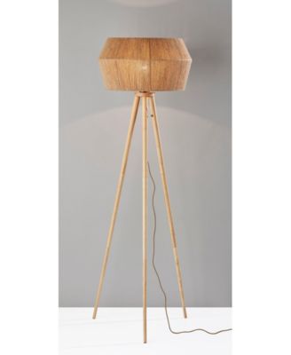 61" Wood Montana Floor Lamp