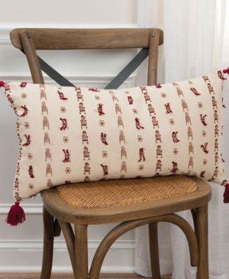 CLOSEOUT! Geometric Polyester Filled Decorative Pillow, 14" x 26"