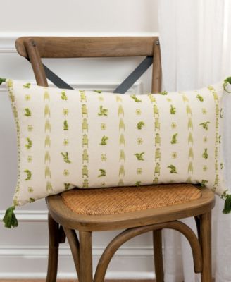 CLOSEOUT! Geometric Polyester Filled Decorative Pillow, 14" x 26"